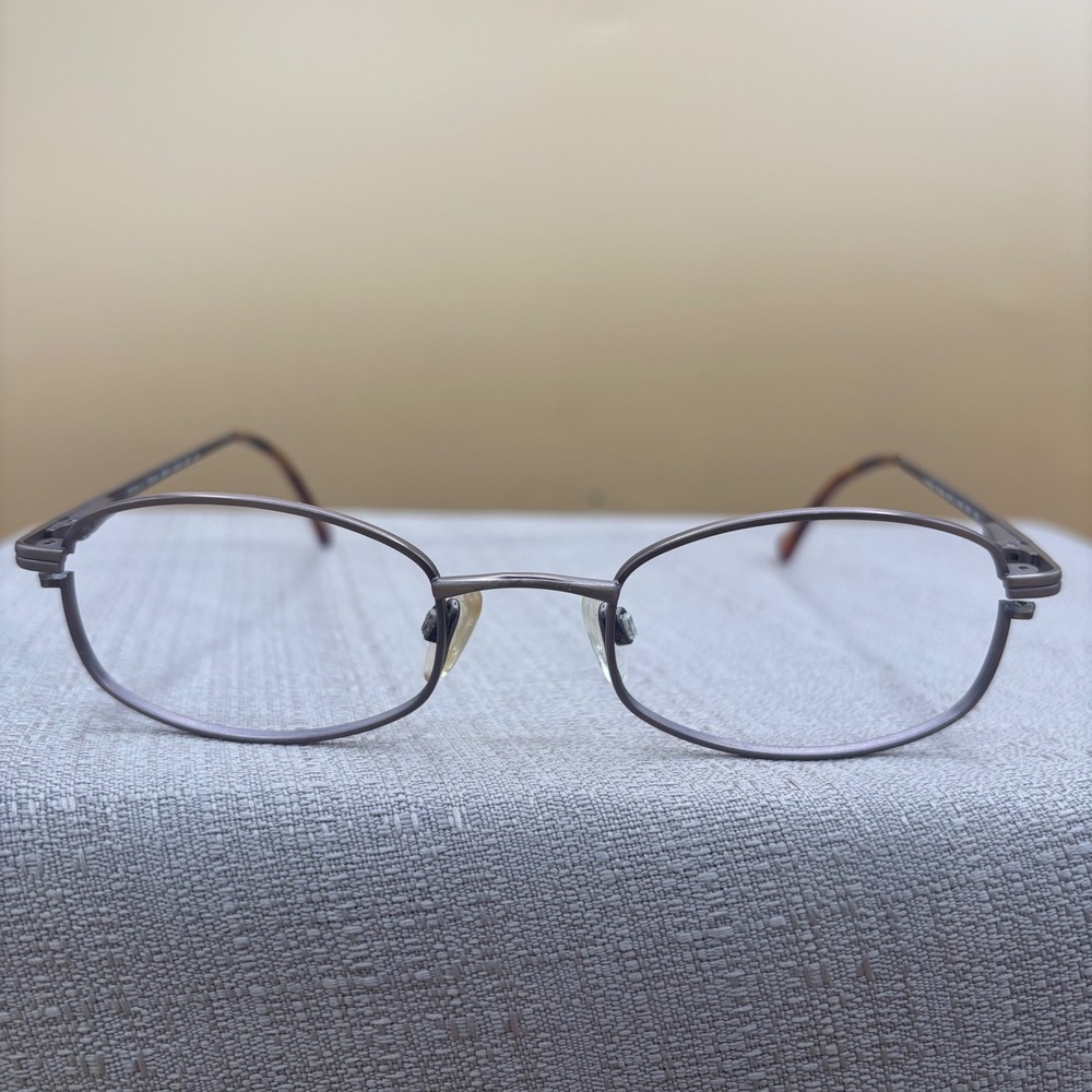 Titmus TR303 Eyeglasses Unisex 48-21-140 Brown Oval Z87 Librarian Core Good